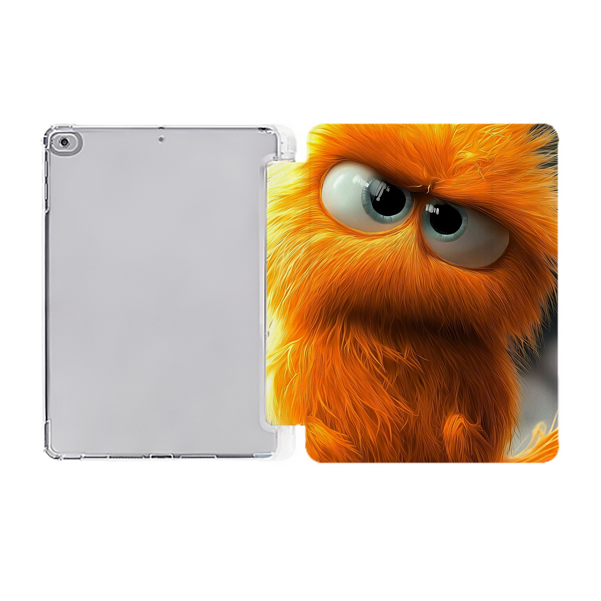（画像用） Angry Birds アングリーバード IPad ケース ペン収納付き 三つ折りスタンド PUレザー×シリコン 対応機種9.5/10.5/10.9インチ